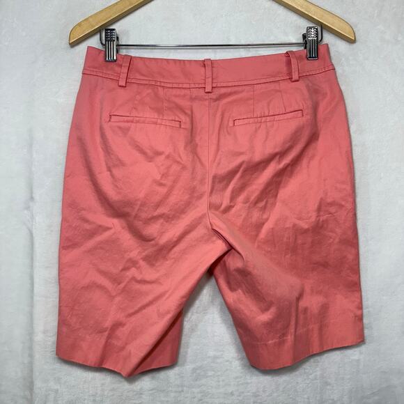 Talbots 4 Perfect Shorts Peach Pink Bermuda Formal Golf Party Preppy Posh Summer - Picture 3 of 10